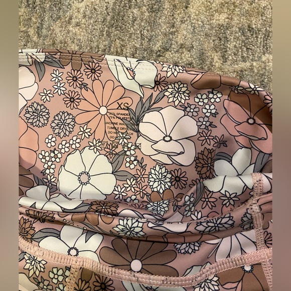 Maventhread Pink floral Leggings - Picture 4 of 4